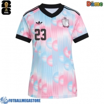 Fotballdrakt Dame Belgia Michy Batshuayi #23 Bortedrakt VM 2026 Kortermet